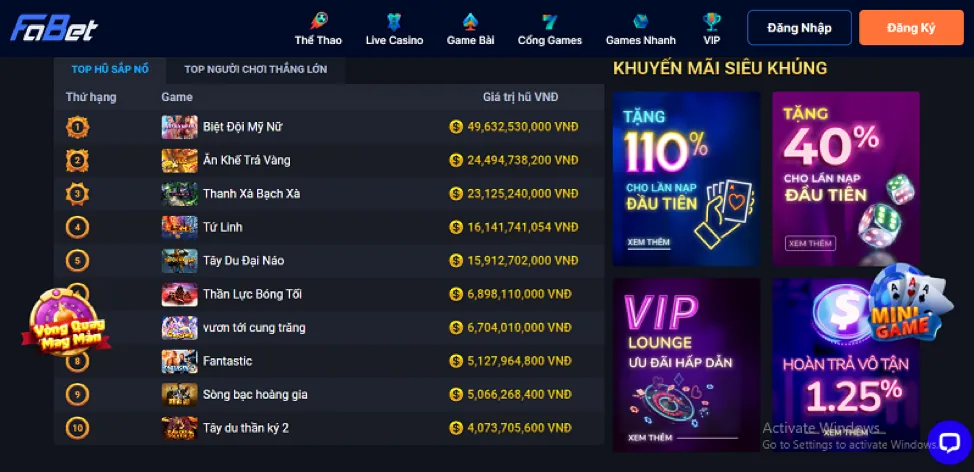 Cá cược Thể Thao tại tin88 app